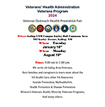 Veteran Outreach Health Promotion Fair