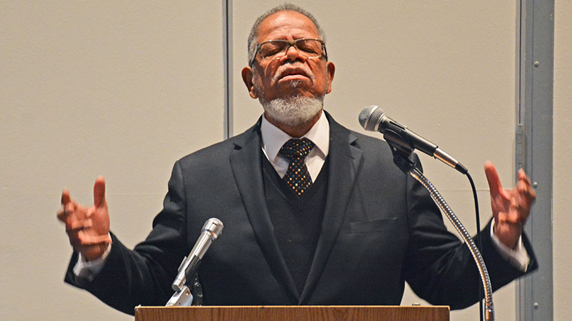 Guest speakers spread MLK's messages of inspiration and love at miniý-Gallup
